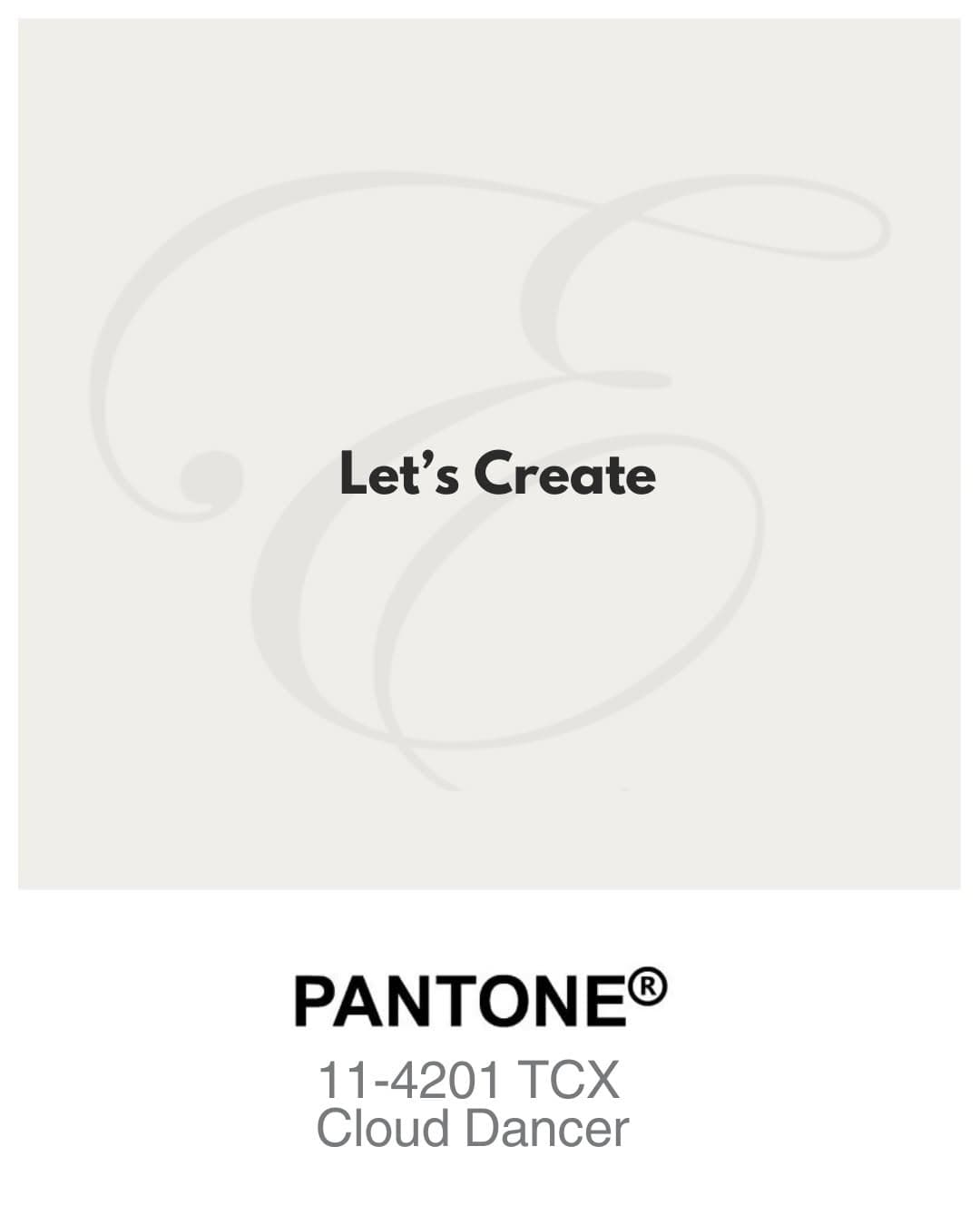 Meet Cloud Dancer Pantone s Colour of the Year 2026. Soft airy and beautifully understated. We can t wait…