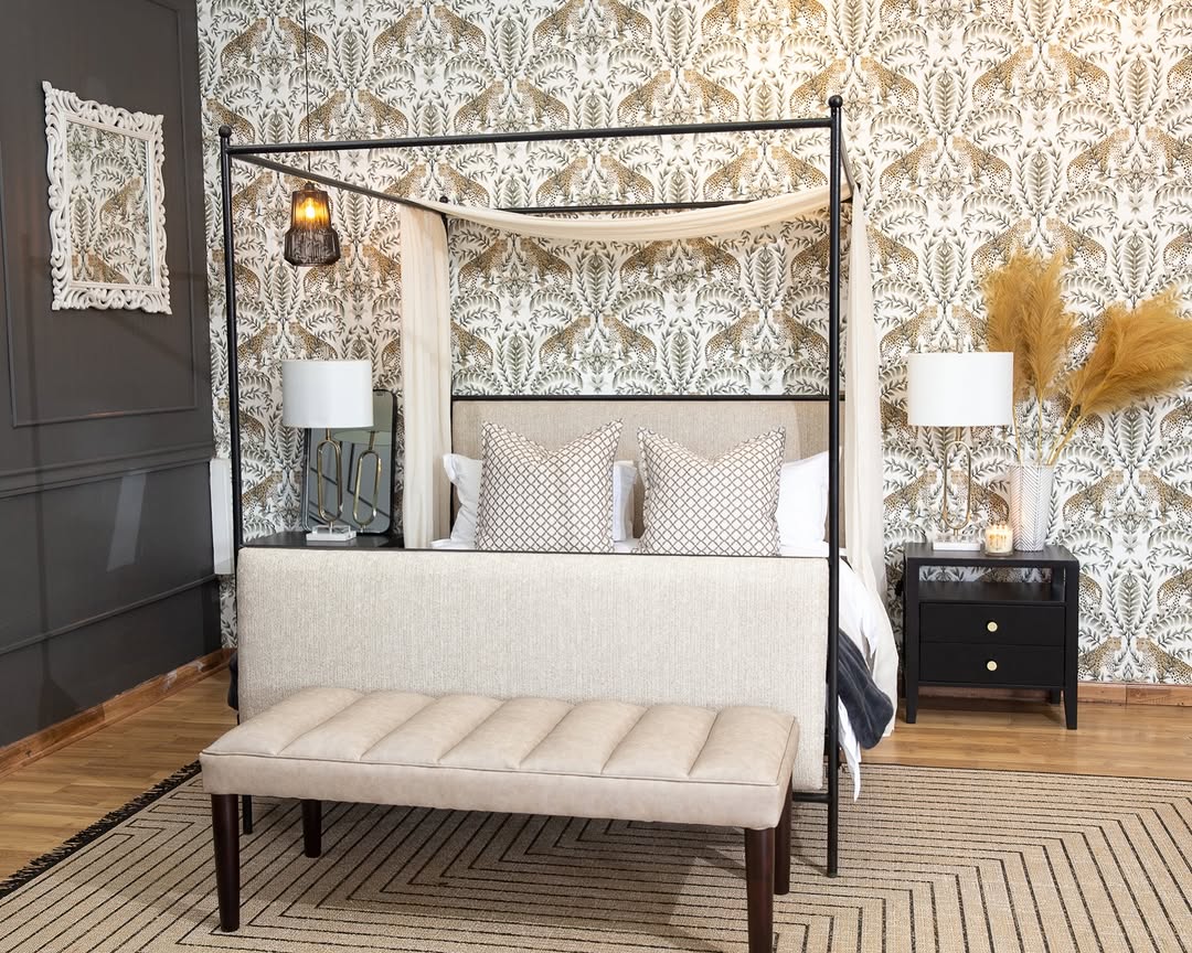 A four poster bed instantly elevates any hospitality space - and just as beautifully  a refined residential…